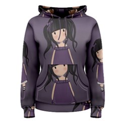 Dolly Girl In Purple Women s Pullover Hoodie by Valentinaart