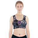 Dolly girl in purple Sports Bra With Pocket View1