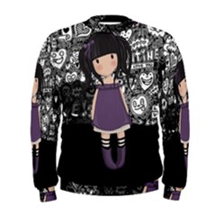 Dolly Girl In Purple Men s Sweatshirt