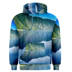 Mountain Water Landscape Nature Men s Pullover Hoodie by Celenk