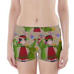 Frida Kahlo Doll Boyleg Bikini Wrap Bottoms by Valentinaart