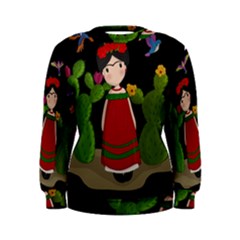 Frida Kahlo Doll Women s Sweatshirt by Valentinaart