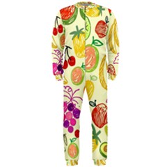 Cute Fruits Pattern Onepiece Jumpsuit (men)  by paulaoliveiradesign