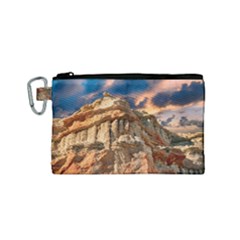 Canyon Dramatic Landscape Sky Canvas Cosmetic Bag (small)