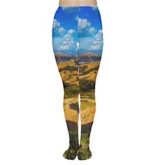 Hills Countryside Landscape Rural Women s Tights by Celenk