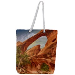 Canyon Desert Rock Scenic Nature Full Print Rope Handle Tote (large) by Celenk