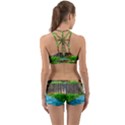 River Forest Landscape Nature Back Web Sports Bra Set View2