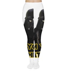 Darth Vader Cat Women s Tights by Valentinaart