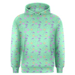 Mint Heart Cherries Men s Overhead Hoodie