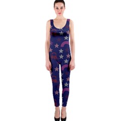 Music Stars Navy Onepiece Catsuit by snowwhitegirl