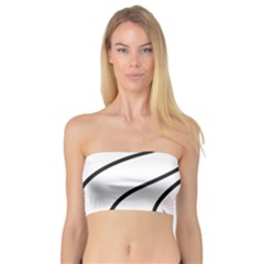 Makeup Face Girl Sweet Bandeau Top by Mariart