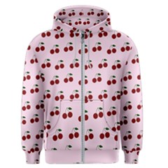 Pink Cherries Men s Zipper Hoodie by snowwhitegirl
