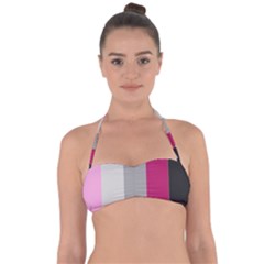 Laura Lines Halter Bandeau Bikini Top