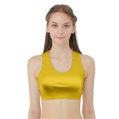 Cheesy Sports Bra With Border by snowwhitegirl