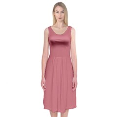 Pink Mauve Midi Sleeveless Dress by snowwhitegirl