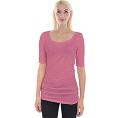 Rosey Wide Neckline Tee