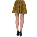 India Mystic Background Ornamental Skater Skirt View2