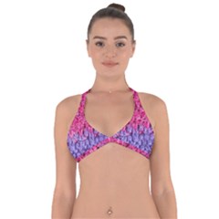 Wool Knitting Stitches Thread Yarn Halter Neck Bikini Top