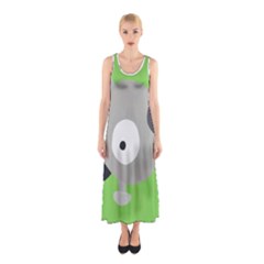 Magnemite (blue) Sleeveless Maxi Dress by SamEarl13