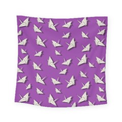 Paper Cranes Pattern Square Tapestry (small)