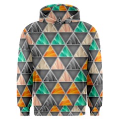 Abstract Geometric Triangle Shape Men s Overhead Hoodie