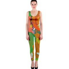 Background Colorful Abstract Onepiece Catsuit