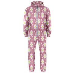 Daisy Dots Pink Hooded Jumpsuit (men) 