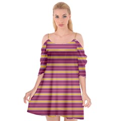 Color Line 5 Cutout Spaghetti Strap Chiffon Dress by jumpercat