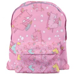 Unicorns Eating Ice Cream Pattern Giant Full Print Backpack by Bigfootshirtshop