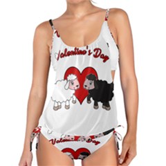 Valentines Day - Sheep  Tankini Set by Valentinaart