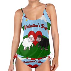 Valentines Day - Sheep  Tankini Set by Valentinaart