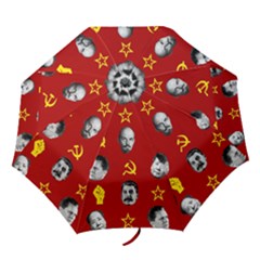 Communist Leaders Folding Umbrellas by Valentinaart