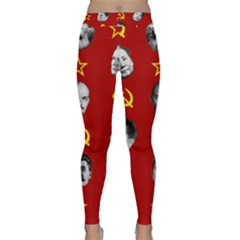 Communist Leaders Classic Yoga Leggings by Valentinaart