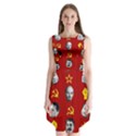 Communist Leaders Sleeveless Chiffon Dress   View1