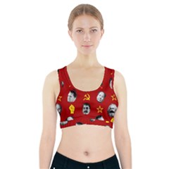 Communist Leaders Sports Bra With Pocket by Valentinaart