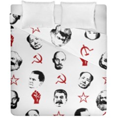 Communist Leaders Duvet Cover Double Side (california King Size) by Valentinaart