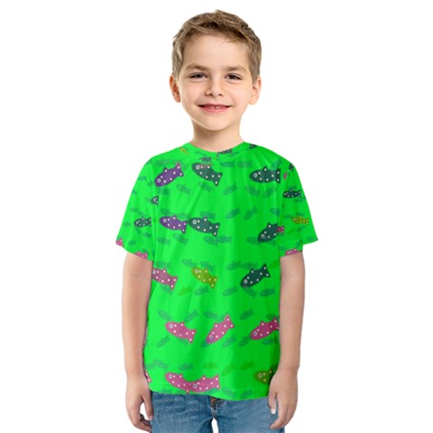 Fish Aquarium Underwater World Kids  Sport Mesh Tee by Nexatart