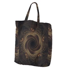 Beads Fractal Abstract Pattern Giant Grocery Zipper Tote