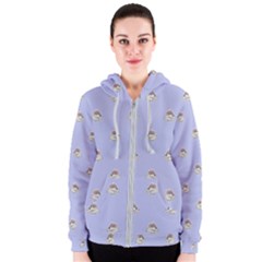 Monster Rats Hand Draw Illustration Pattern Women s Zipper Hoodie by dflcprints