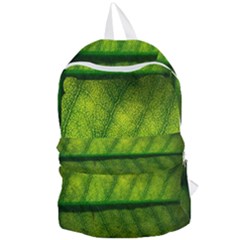 Leaf Nature Green The Leaves Foldable Lightweight Backpack