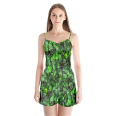 The Leaves Plants Hwalyeob Nature Satin Pajamas Set by Nexatart