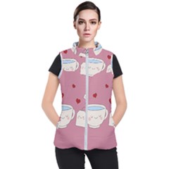 Cute Tea Women s Puffer Vest