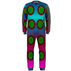 Meditative Abstract Temple Of Love And Meditation Onepiece Jumpsuit (men)  by pepitasart