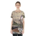 Train Vintage Tracks Travel Old Skirt Hem Sports Top View1