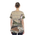 Train Vintage Tracks Travel Old Skirt Hem Sports Top View2