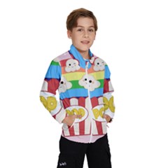 Cute Kawaii Popcorn Wind Breaker (kids)