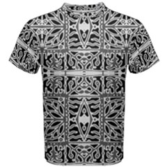 Dark Oriental Ornate Pattern Men s Cotton Tee by dflcprints