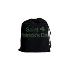  St  Patricks Day  Drawstring Pouches (small)  by Valentinaart