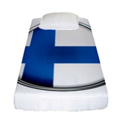 Finland Country Flag Countries Fitted Sheet (single Size) by Nexatart