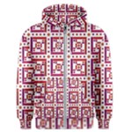 Background Abstract Square Men s Zipper Hoodie